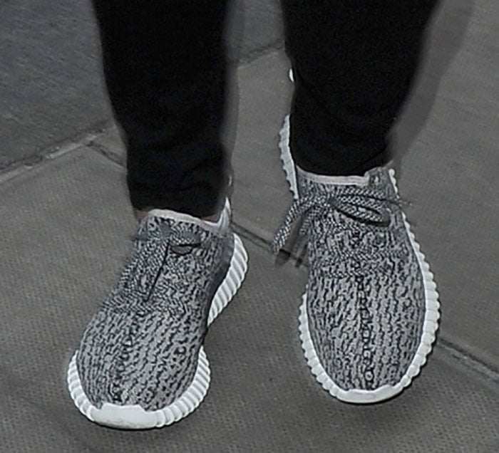 Kris Jenner in Yeezy Boost 350 by Kanye West