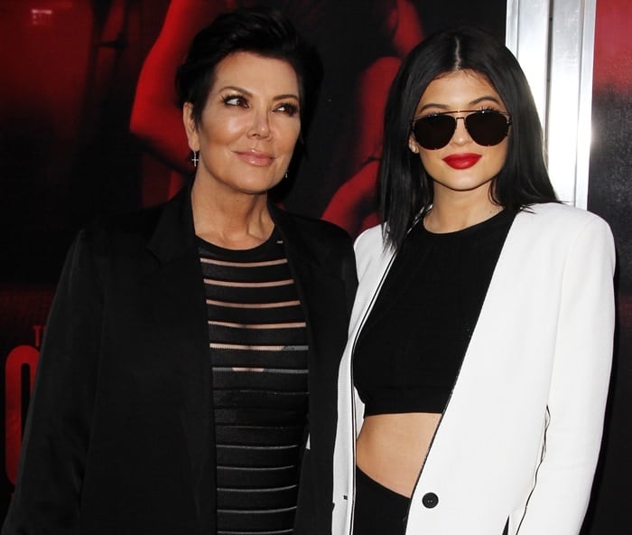 Both Kris and Kylie Jenner stand around 5ft 6 inches, slightly taller than the average American woman's height of 5ft 4 inches