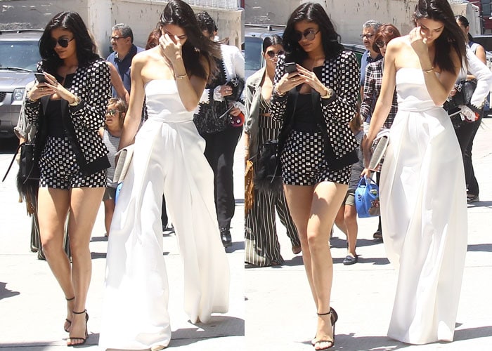 Kylie Jenner with her older sister Kendall