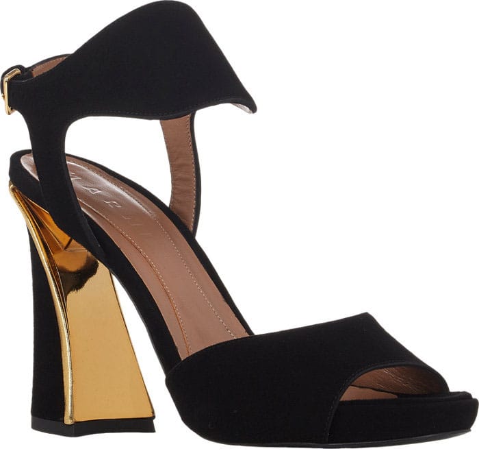 Marni Metal Trim Ankle Strap