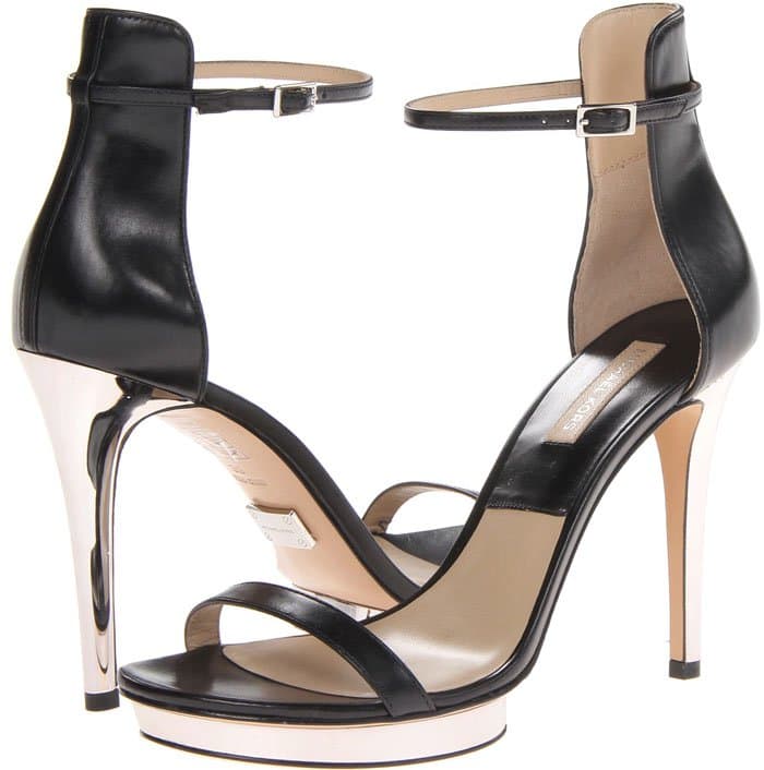 Michael Kors Doris Black Smooth Calf Sandals