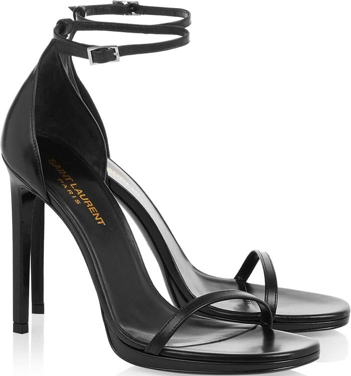 Saint Laurent "Jane" Sandals Black