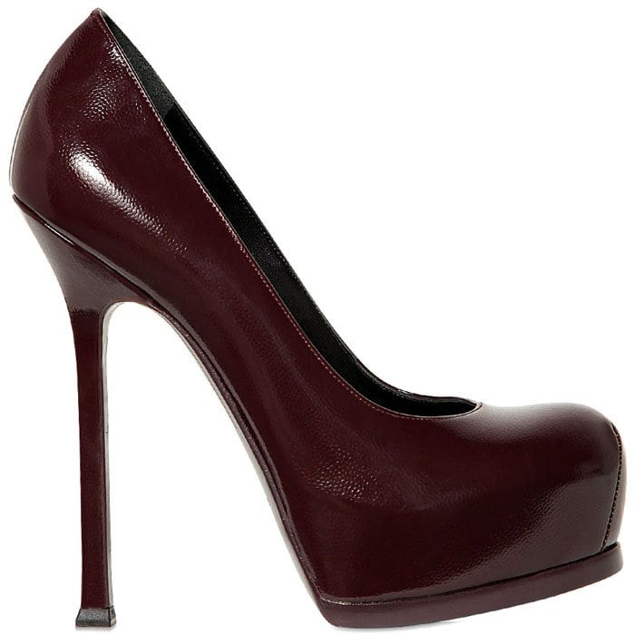 Saint Laurent 140MM Tribute Two Textured Calf Pumps