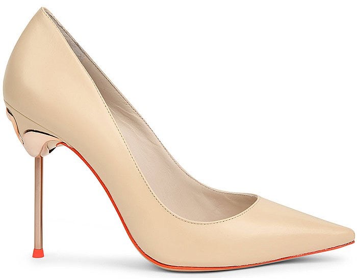 Sophia Webster Coco pumps in Nude and Flamingo