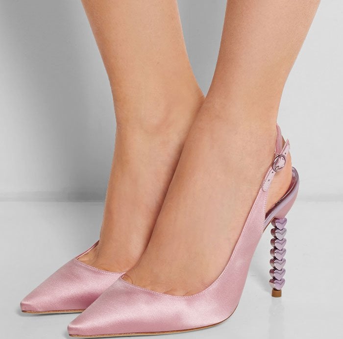 Sophia Webster Tyra Satin Pumps