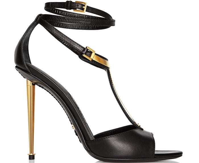 Tom Ford Leather T-Bar Sandals