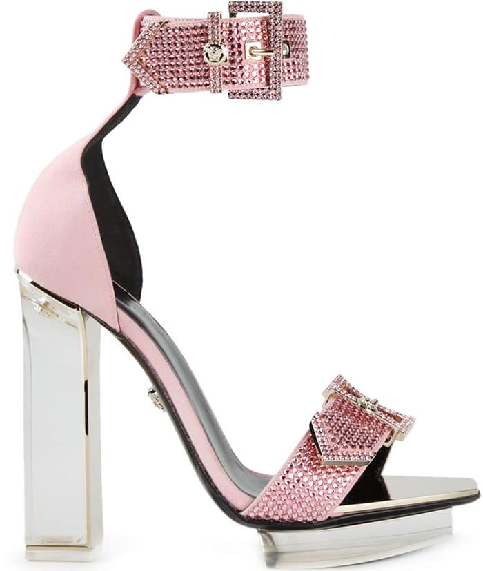 Versace Transparent-Heel Sandals