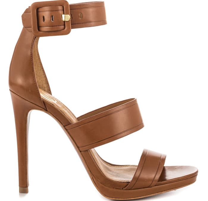 Vince Camuto Signature Sabrina Nocciola Resina Sandals