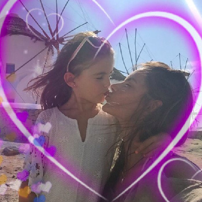 Alessandra Ambrosio's Instagram upload, captioned: "Today is a very special day !!!! 7 years ago my little angel was born and my heart was fulfilled with the most beautiful love !!! Anja, you are such an amazing little girl and there is no words to describe my love for you !!! Happy birthday my angel "