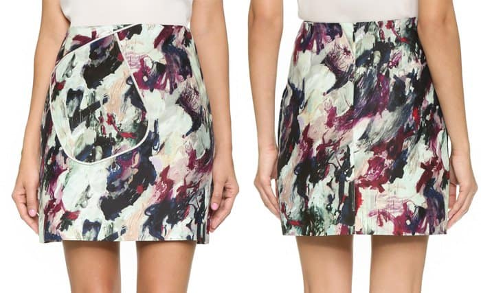 Carven Printed Skirt