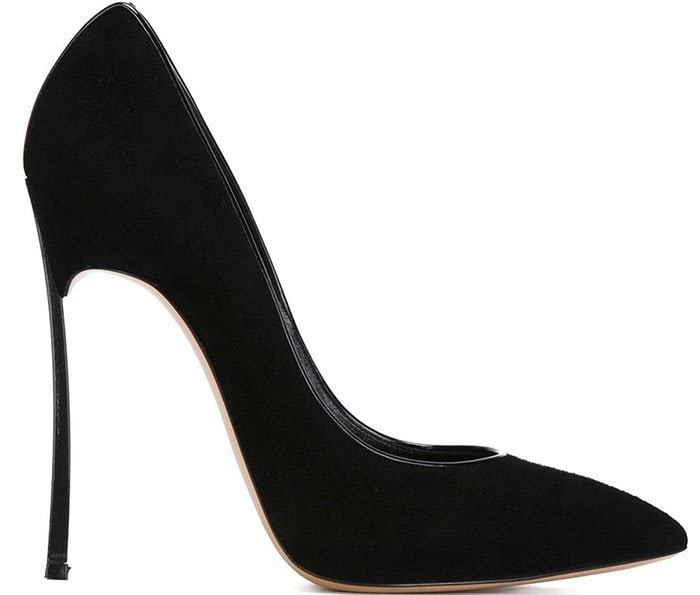 Casadei Blade Suede Pumps