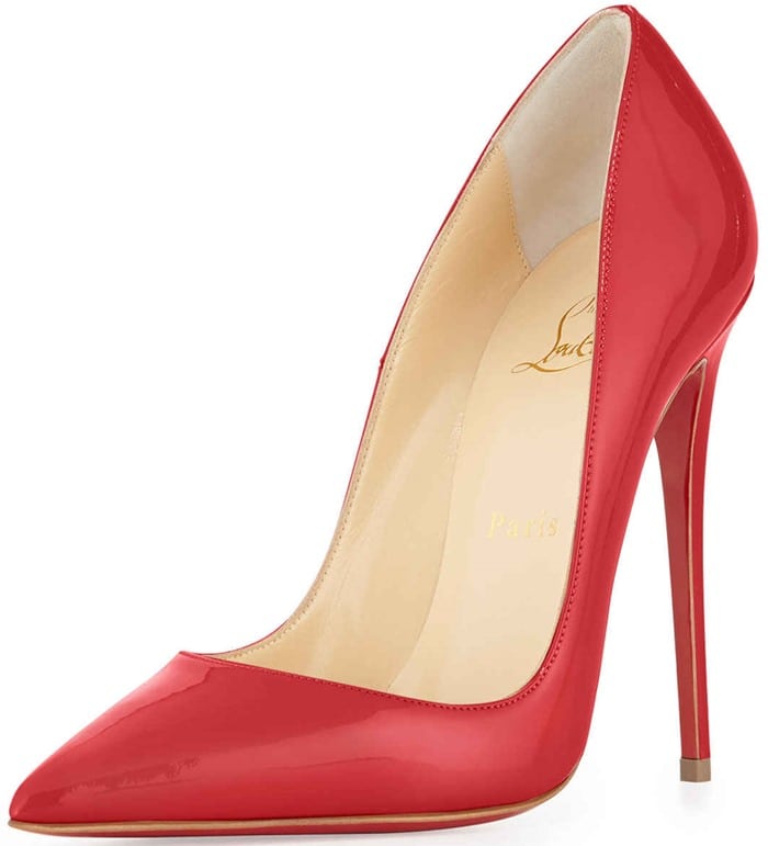 Christian Louboutin So Kate Patent Red Sole Pump