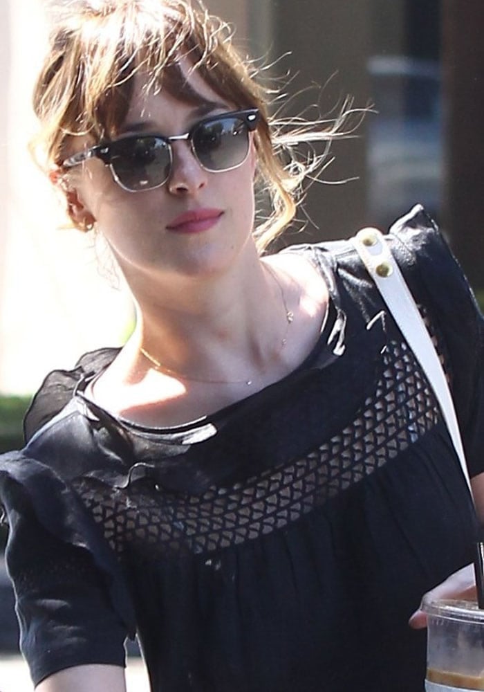 Dakota Johnson is the daughter of actors Don Johnson and Melanie Griffith