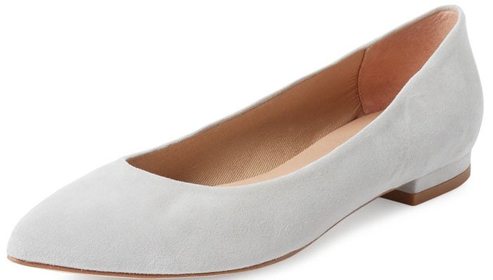 French Sole FS/NY Nevi Pointed Toe Ballet Flat