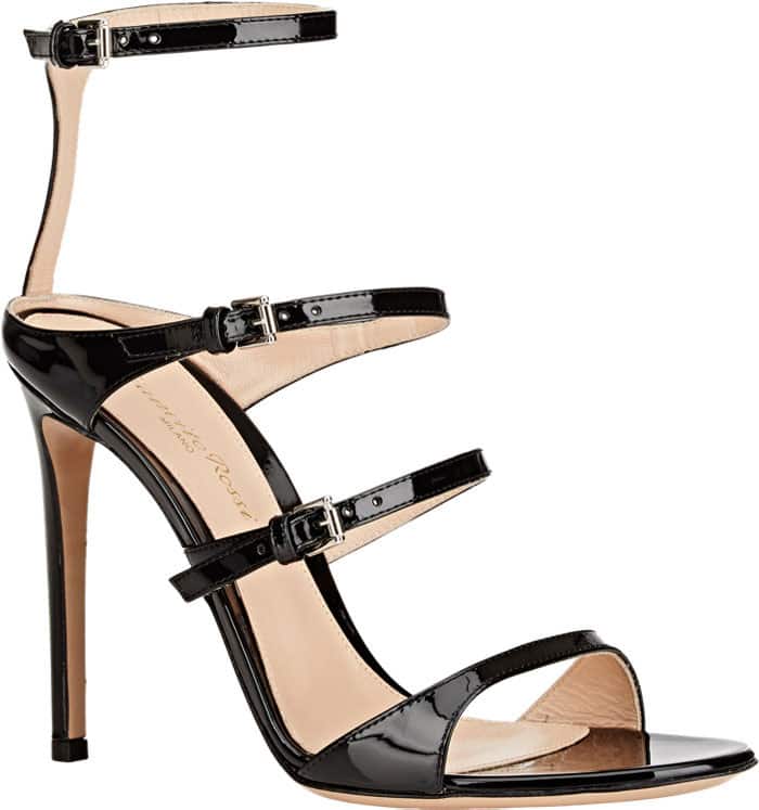 Gianvito Rossi Carey Triple-Strap Sandals