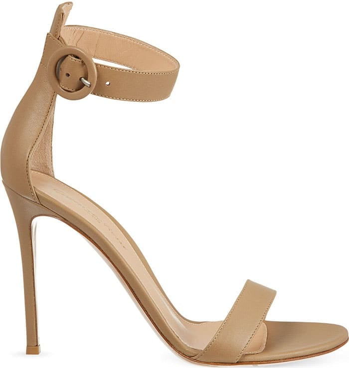 Nude Gianvito Rossi Como Heeled Sandals