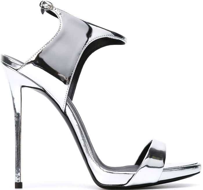 Giuseppe Zanotti Ankle-Strap Sandals Silver