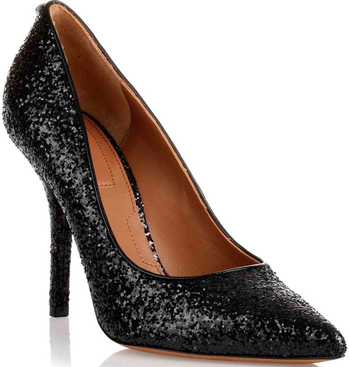 Givenchy Black Glitter Pump