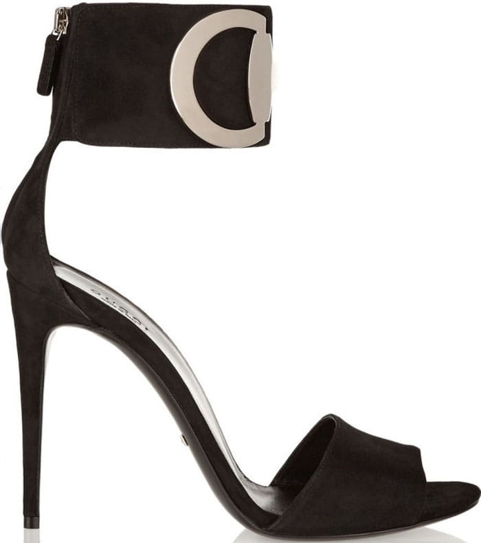 Gucci Rooney Horsebit Ankle-Strap Sandals