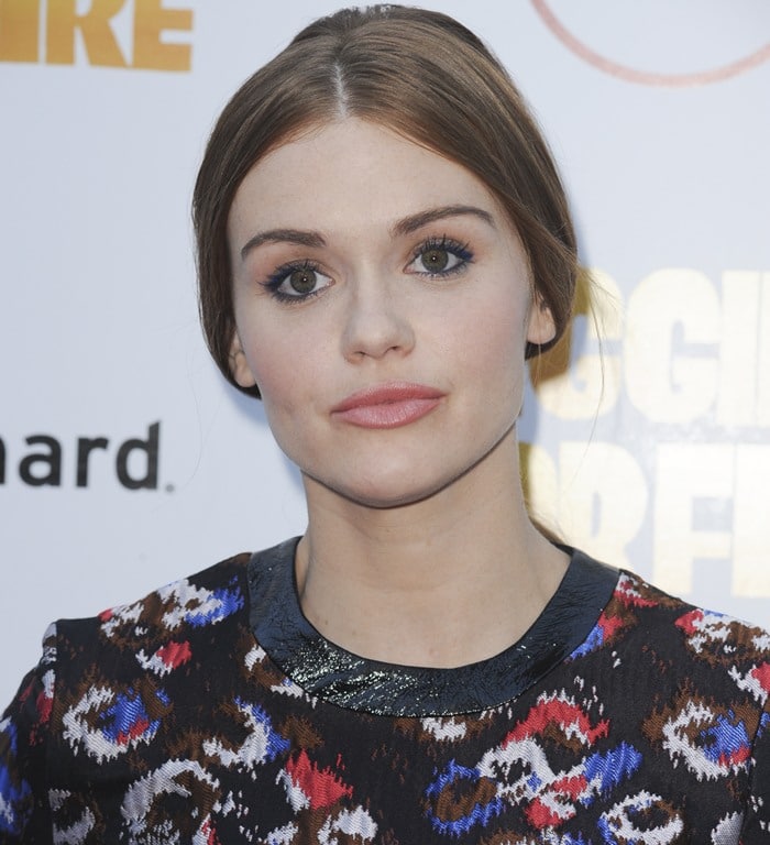 Holland Roden attends the premiere of Digging for Fire