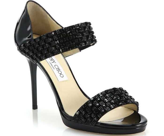 Jimmy Choo Alana Sandals Embellished