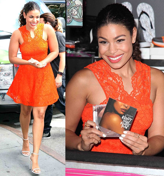 Jordin Sparks promoting Right Here Right Now