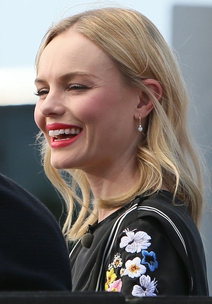Kate Bosworth arrives for an appearance on "Extra" at the Universal City Walk