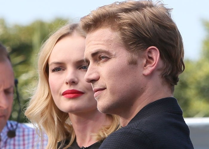 Kate Bosworth and Hayden Christensen promote their latest film on "Extra"