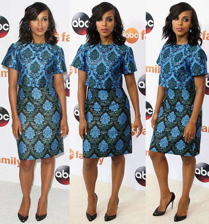 Kerry Washington flaunts her legs at Disney ABC Television Group’s 2015 TCA Summer Press Tour