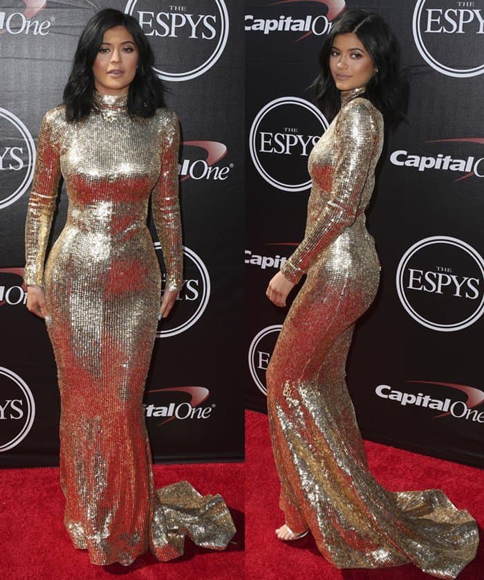 Kylie Jenner at The 2015 ESPY Awards held at The Microsoft Theater in Los Angeles on July 15, 2015