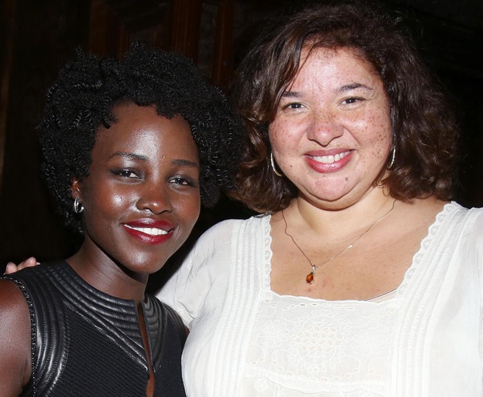 Liesl Tommy and Lupita Nyong’o at the ‘Informed Consent’ opening night after party at Tir Na Nog in New York City on August 18, 2015