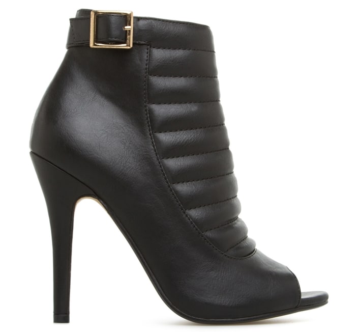 Madison "Cyndi" Peep-Toe Booties