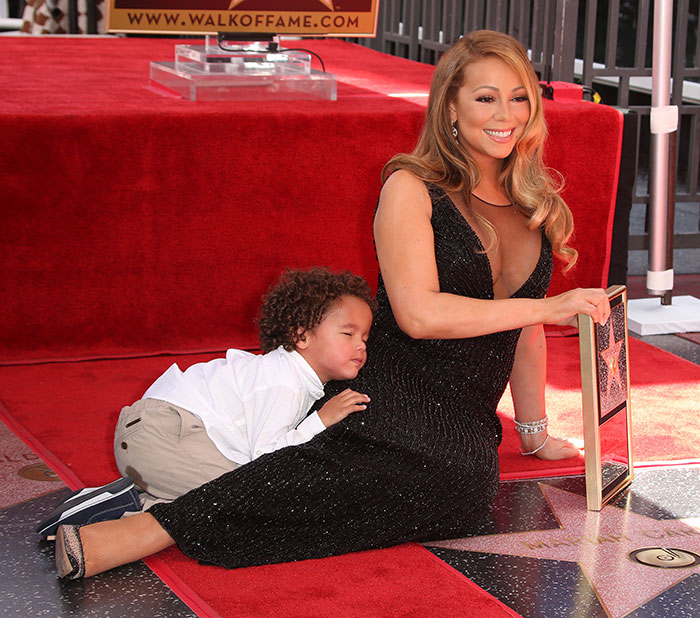 Moroccan Scott Cannon resting on his mom’s lap