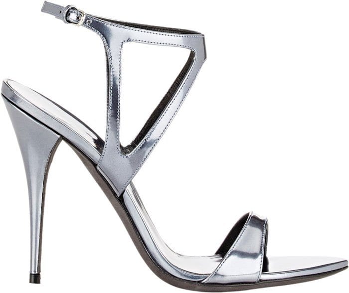 Narciso Rodriguez Carolyn Sandals Metallic Graphite