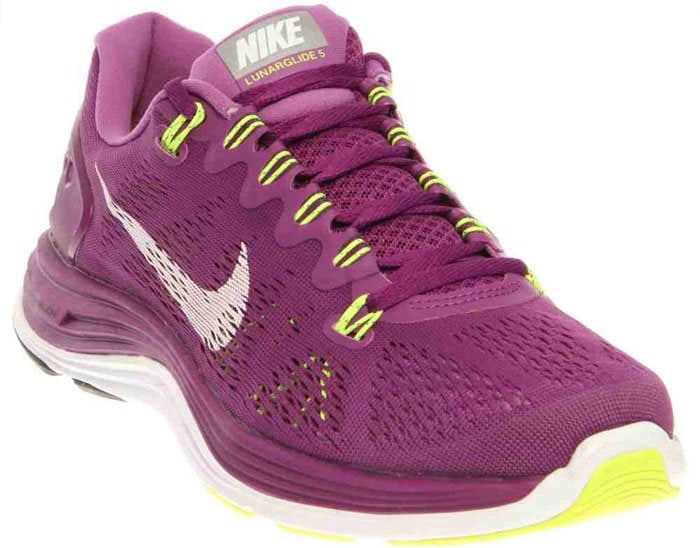 Nike LunarGlide+ 5 in Purple/Light Green