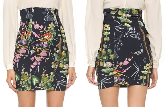 Philosophy di Lorenzo Serafini Floral Miniskirt