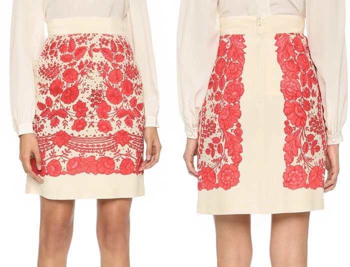 Philosophy di Lorenzo Serafini Lace Pattern Miniskirt