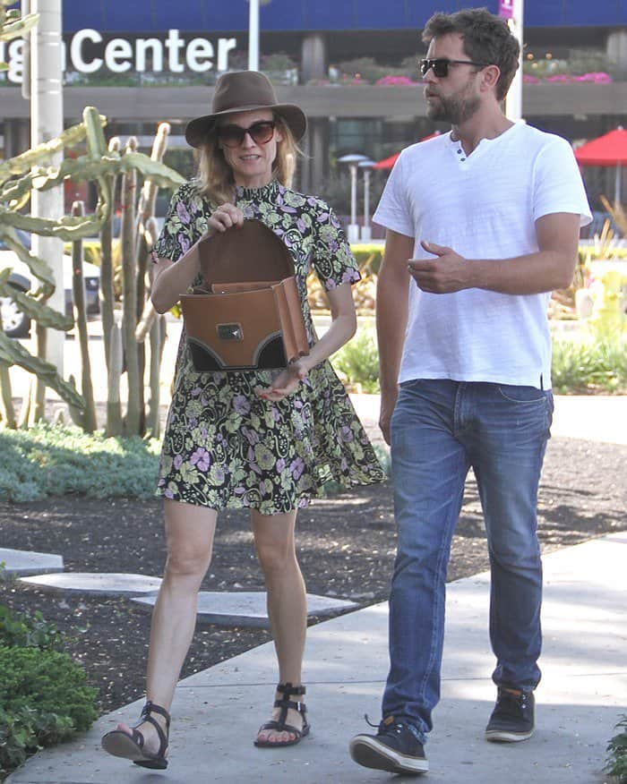 Diane Kruger with boyfriend Joshua Jackson spotted in Hollywood on May 28, 2015