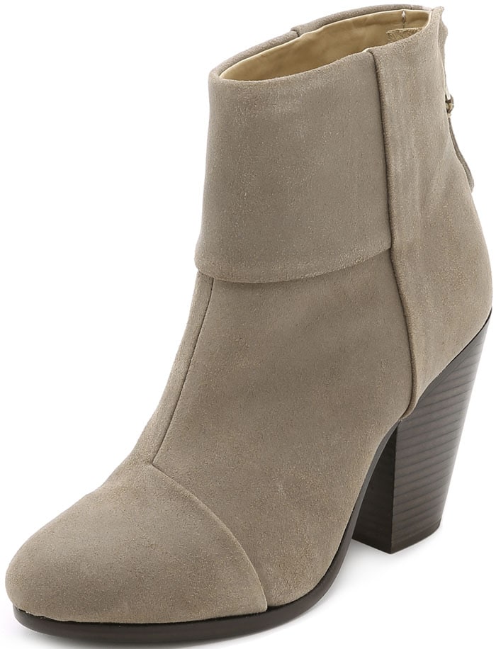 Rag & Bone Classic "Newbury" Booties in Stone