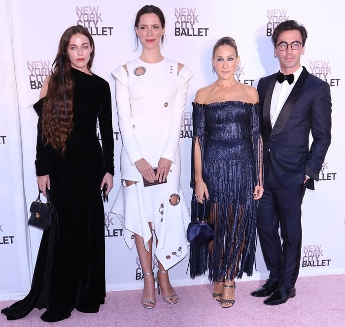 Rebecca Krohn, Rebecca Hall, Sarah Jessica Parker, and Fernando Garcia at the New York City Ballet’s 2017 Fall Fashion Gala