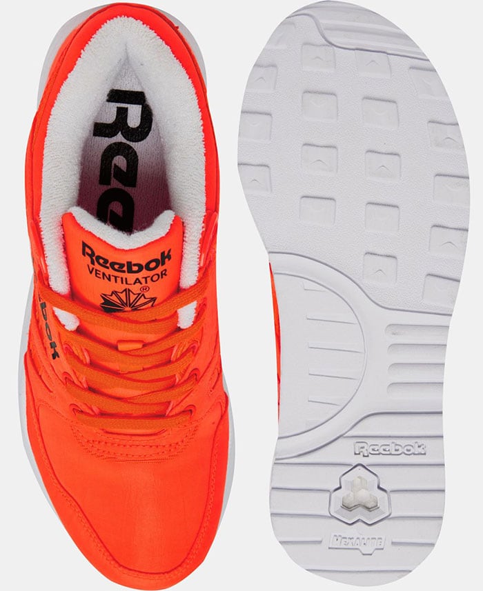 Reebok "Ventilator OG" Solar Orange Sneakers