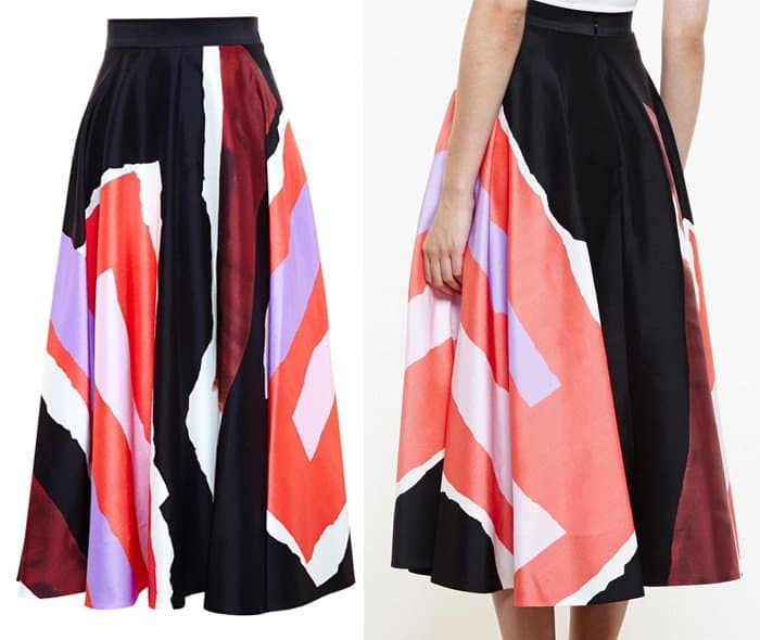 Roksanda Printed A-line Skirt
