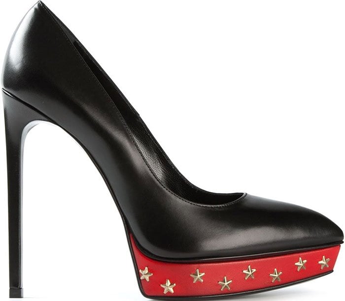 Saint Laurent Janis Pumps Red Star