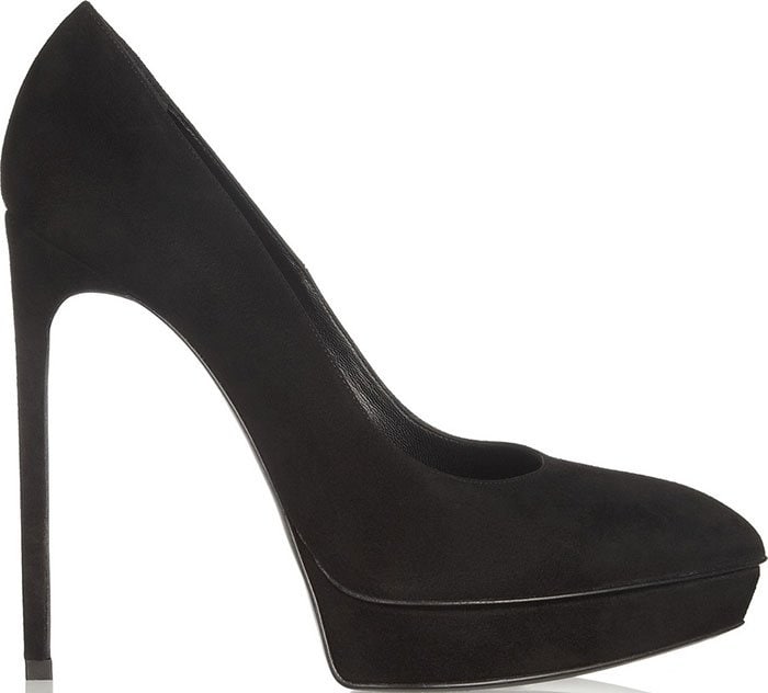 Saint Laurent Janis Suede Pumps