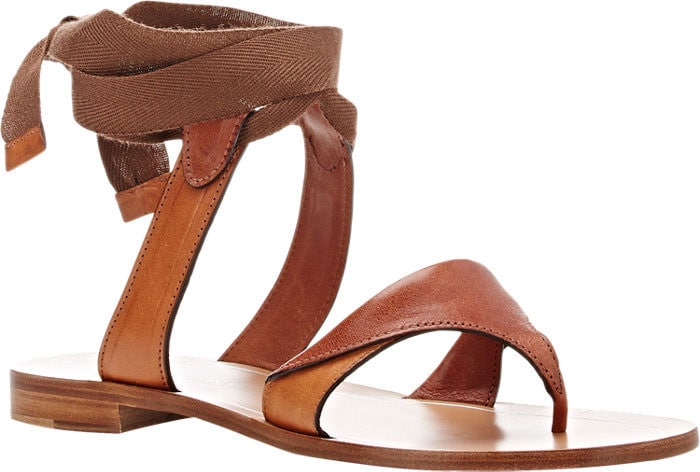 Sarah Flint "Grear" Ankle-Tie Sandals