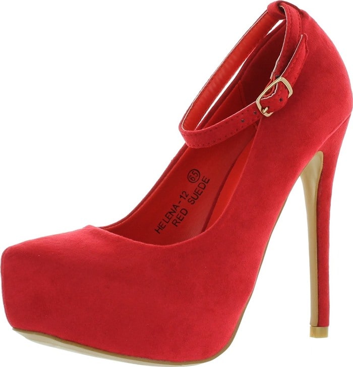 Ronda Rousey Legs (ronda, rousey, legs, Angeles California July 2012) Bella Marie Helena-12 Ankle-Strap Pumps