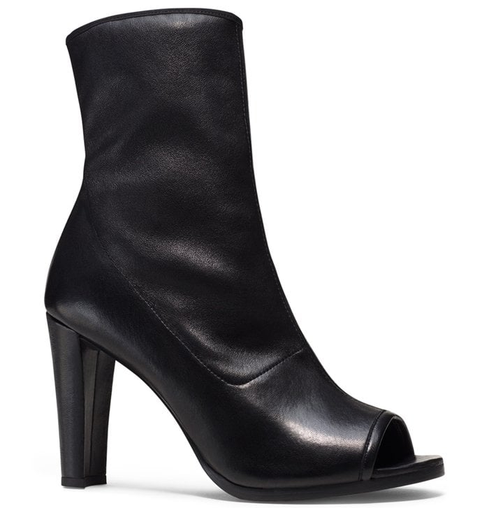 Stuart Weitzman "The Koko" Boots in Nero Plonge Stretch