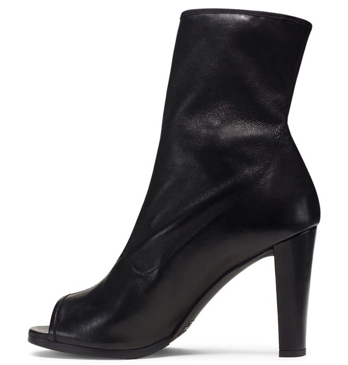 Stuart Weitzman "The Koko" Boots in Nero Plonge Stretch