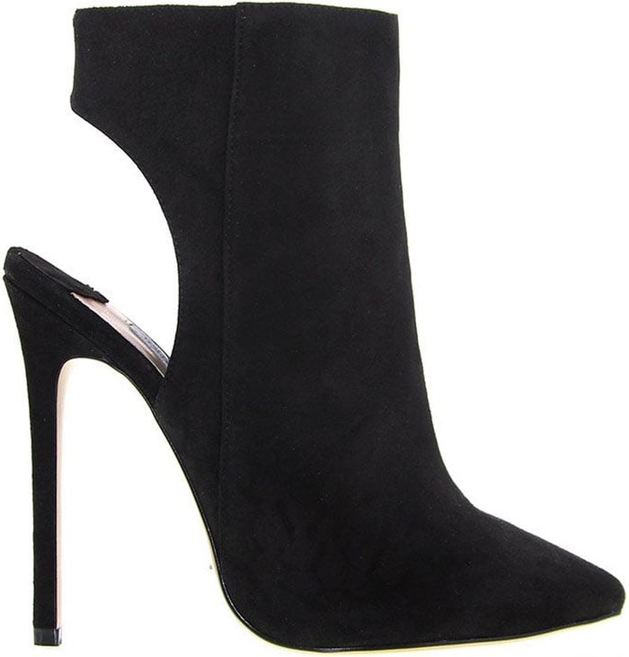 Tony Bianco Lisie Black Kid Suede