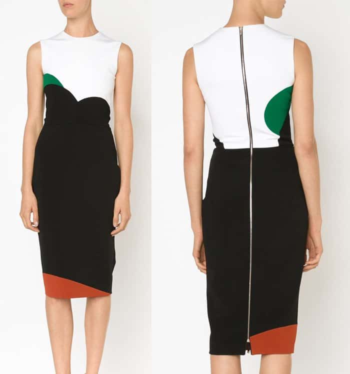 Victoria Beckham Sleeveless Fitted Dress